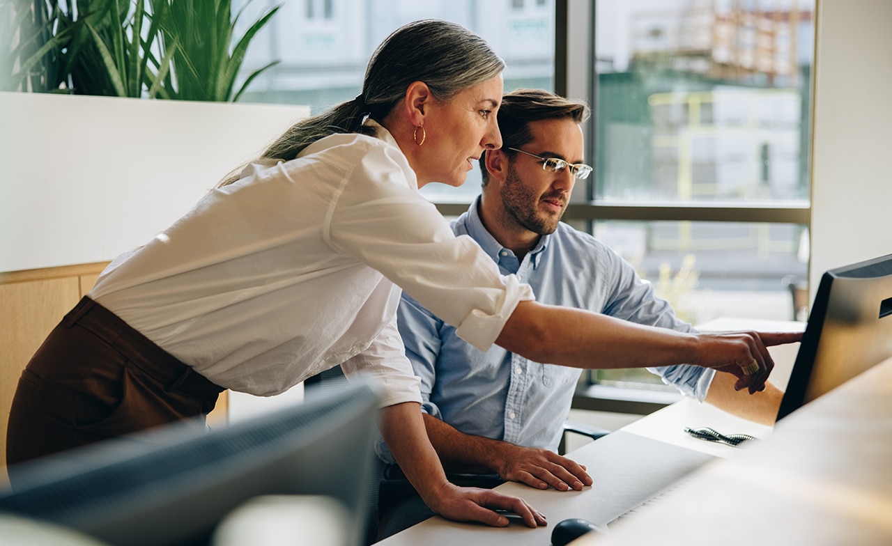 Engineers discussing responsible AI