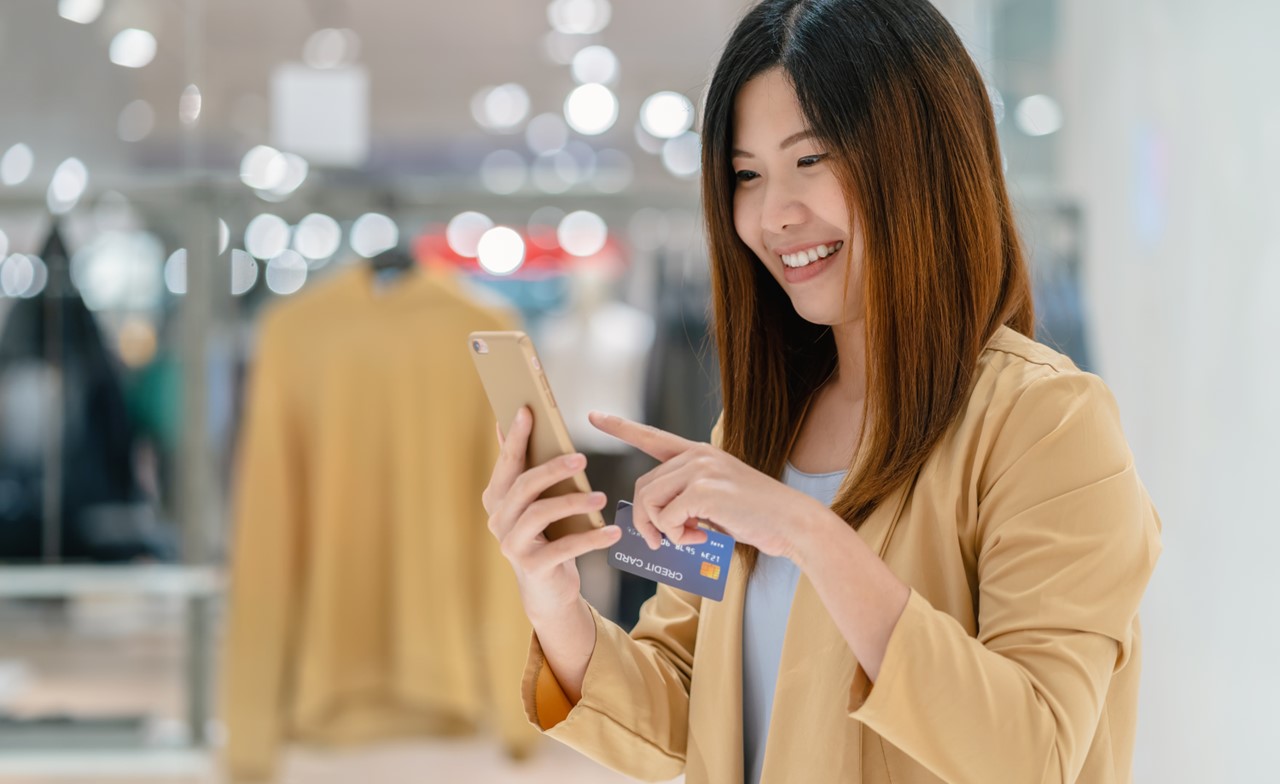 Customer purchase on mobile device