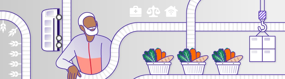 Supply chain illustration