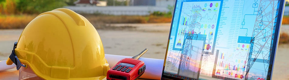 Worker’s laptop monitoring assets 