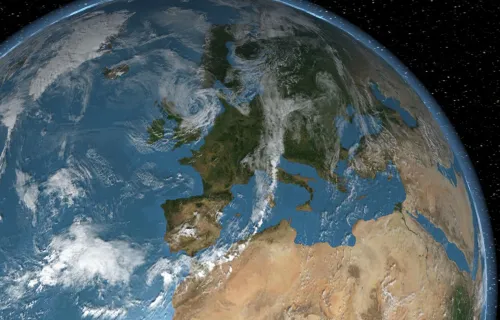 earth from space