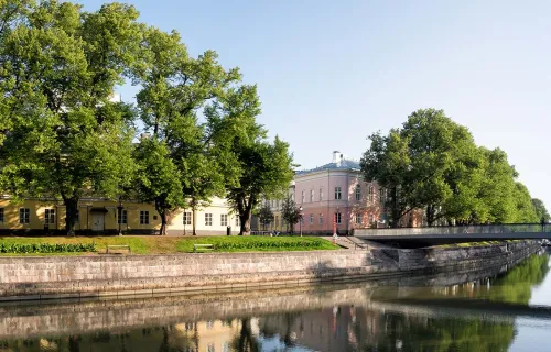 Street view in Turku, Finland
